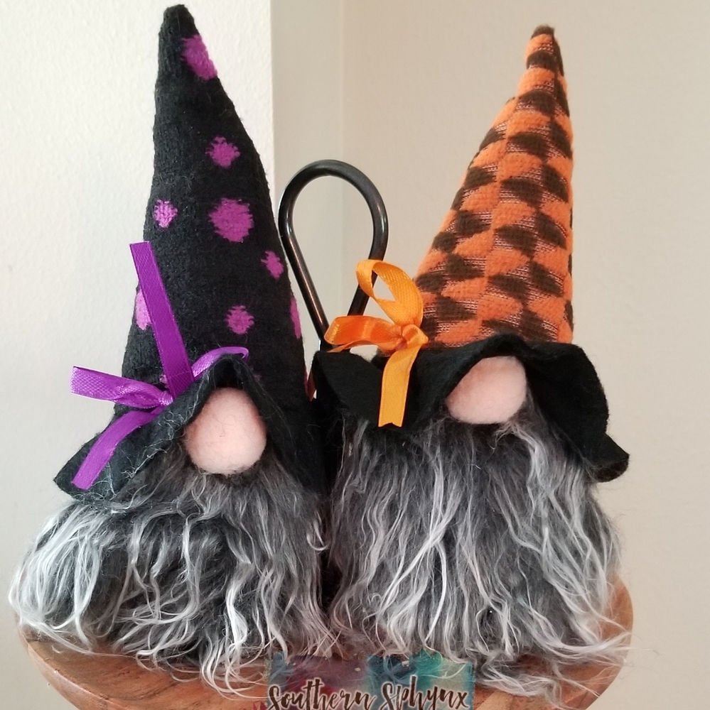 Halloween witch gnomes 4 tier tray